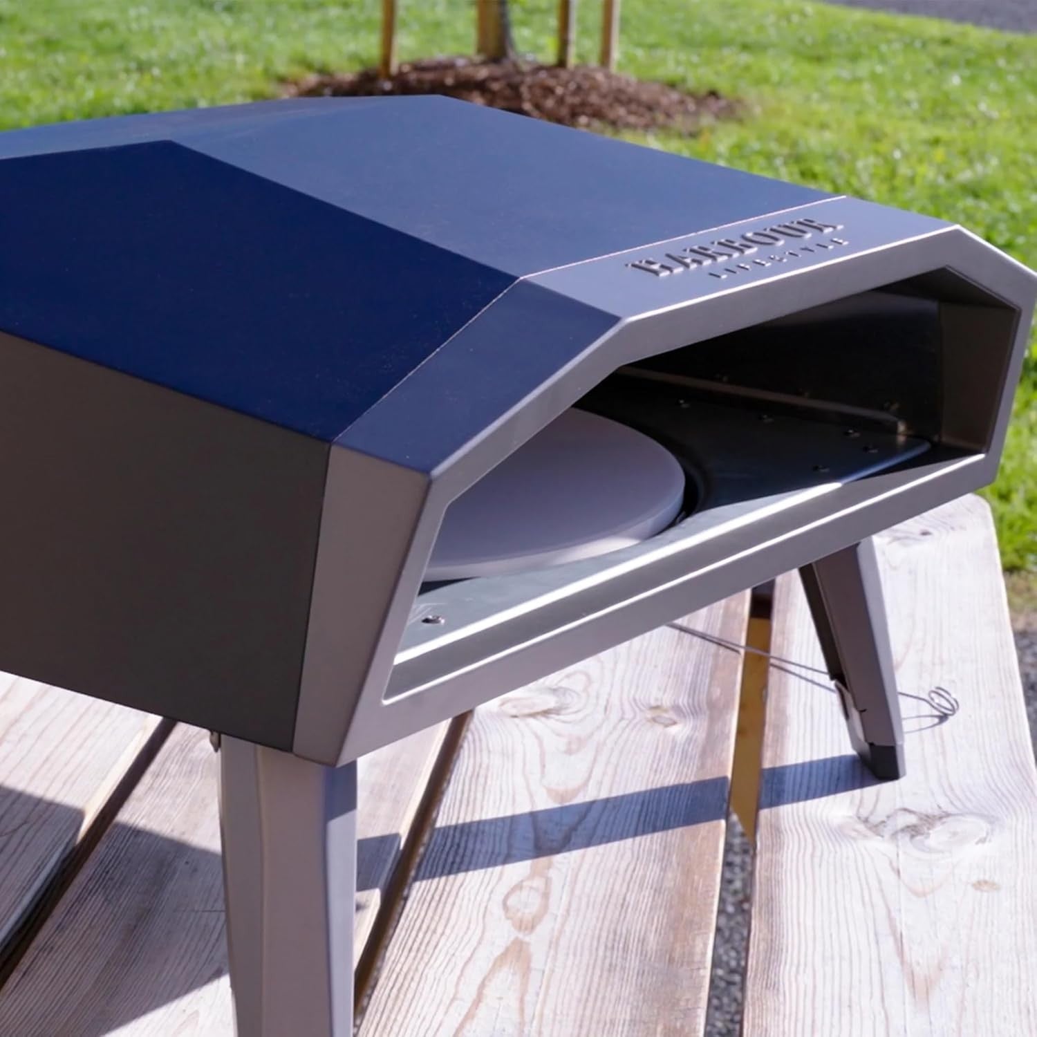 16" Gas Pizza Oven | Outdoor Stainless Steel Propane BBQ Pizza Maker 500°C