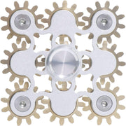 9 Gear Metal Fidget Spinner High Speed Focus Toy Brass Steel Bearing
