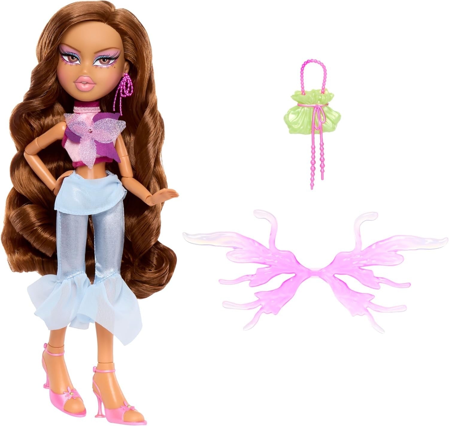 Fantasy Pixie Fashion Doll Wings Ring Shimmer Outfit Accessories
