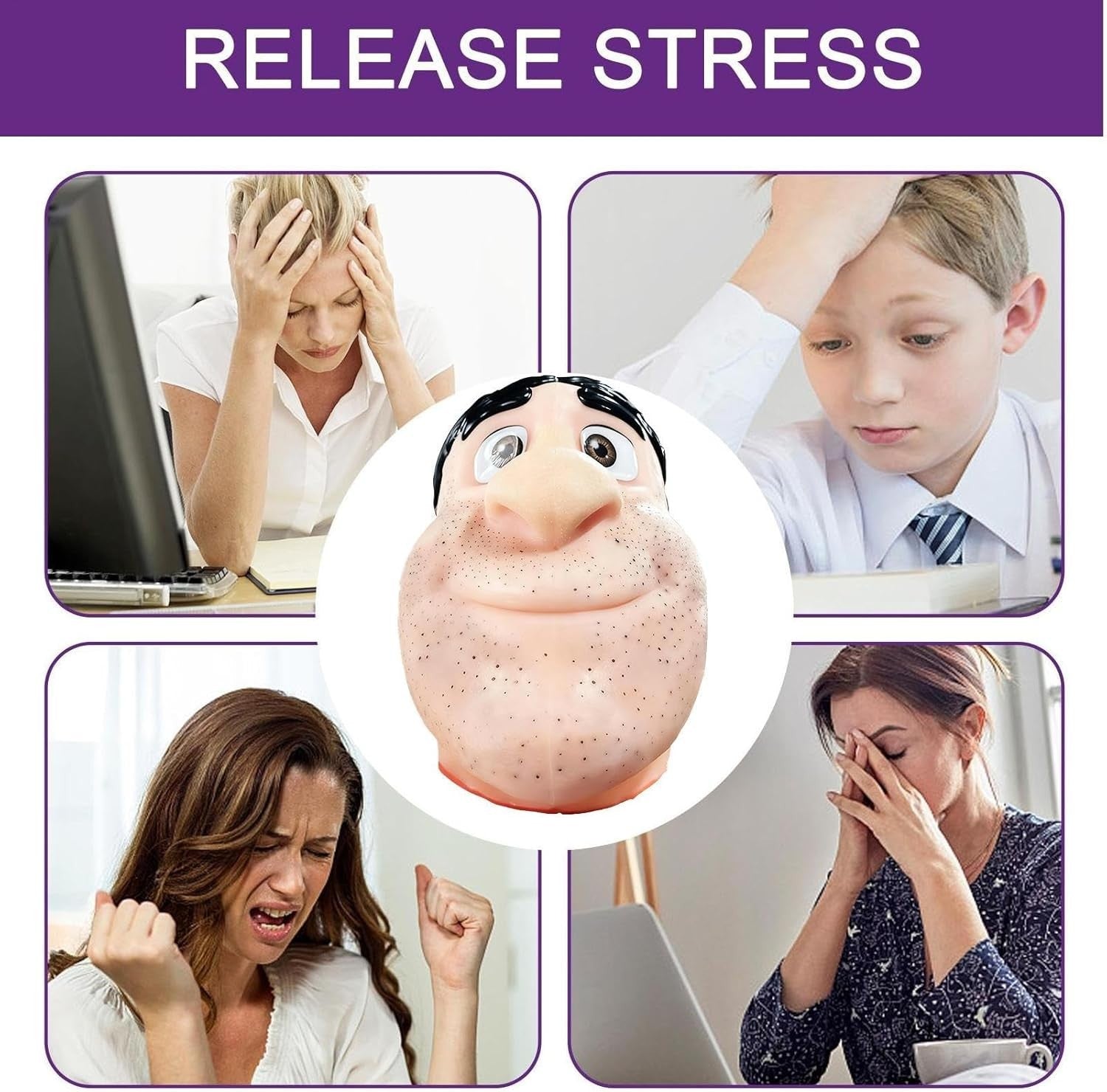 Realistic Squeeze Toy Pimple Fidget Sensory Stress Relief Silicone
