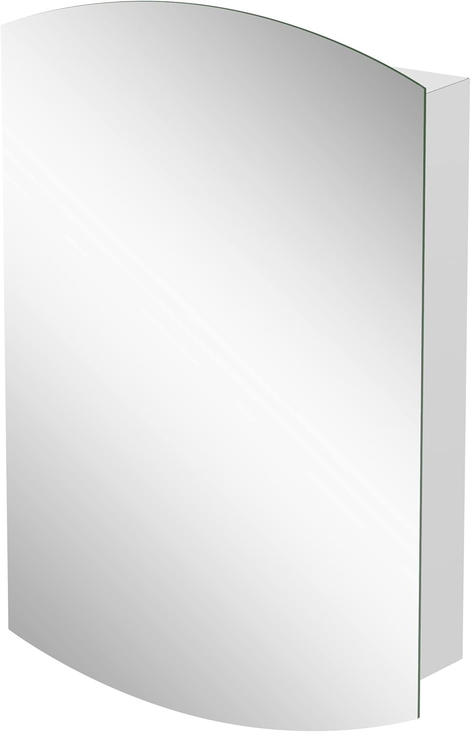 Wall Mounted Bathroom Mirror Cabinet 400x600mm Stainless Steel