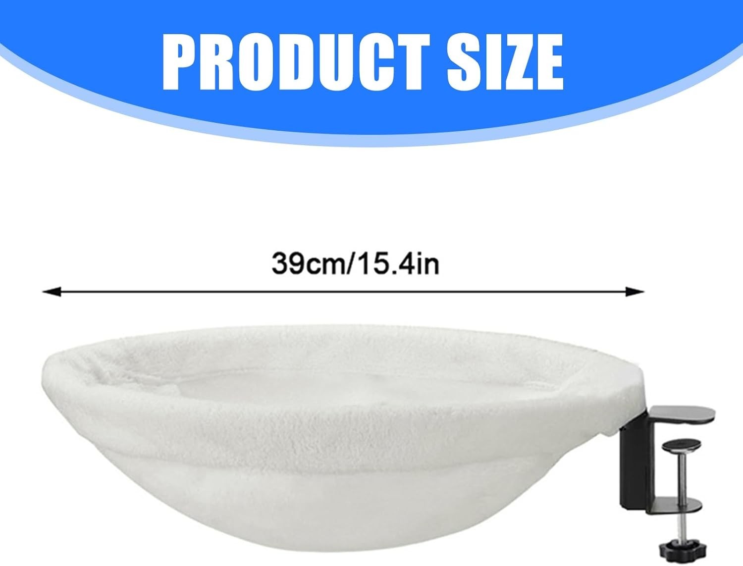 Detachable Cat Desk Hammock Space Saving Aluminum Perch Bed