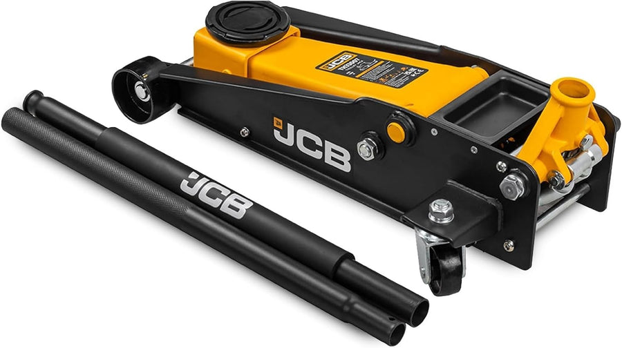 3 Ton Hydraulic Trolley Jack Double Pump 133–465mm Heavy Duty Fast Lift Car Van