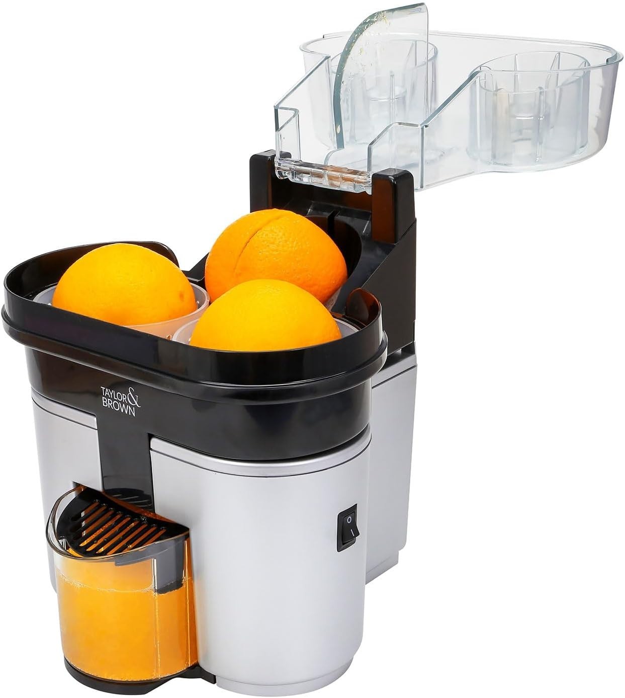 Electric Twin Citrus Juicer 90W Anti Drip Fast Lemon Orange Squeezer