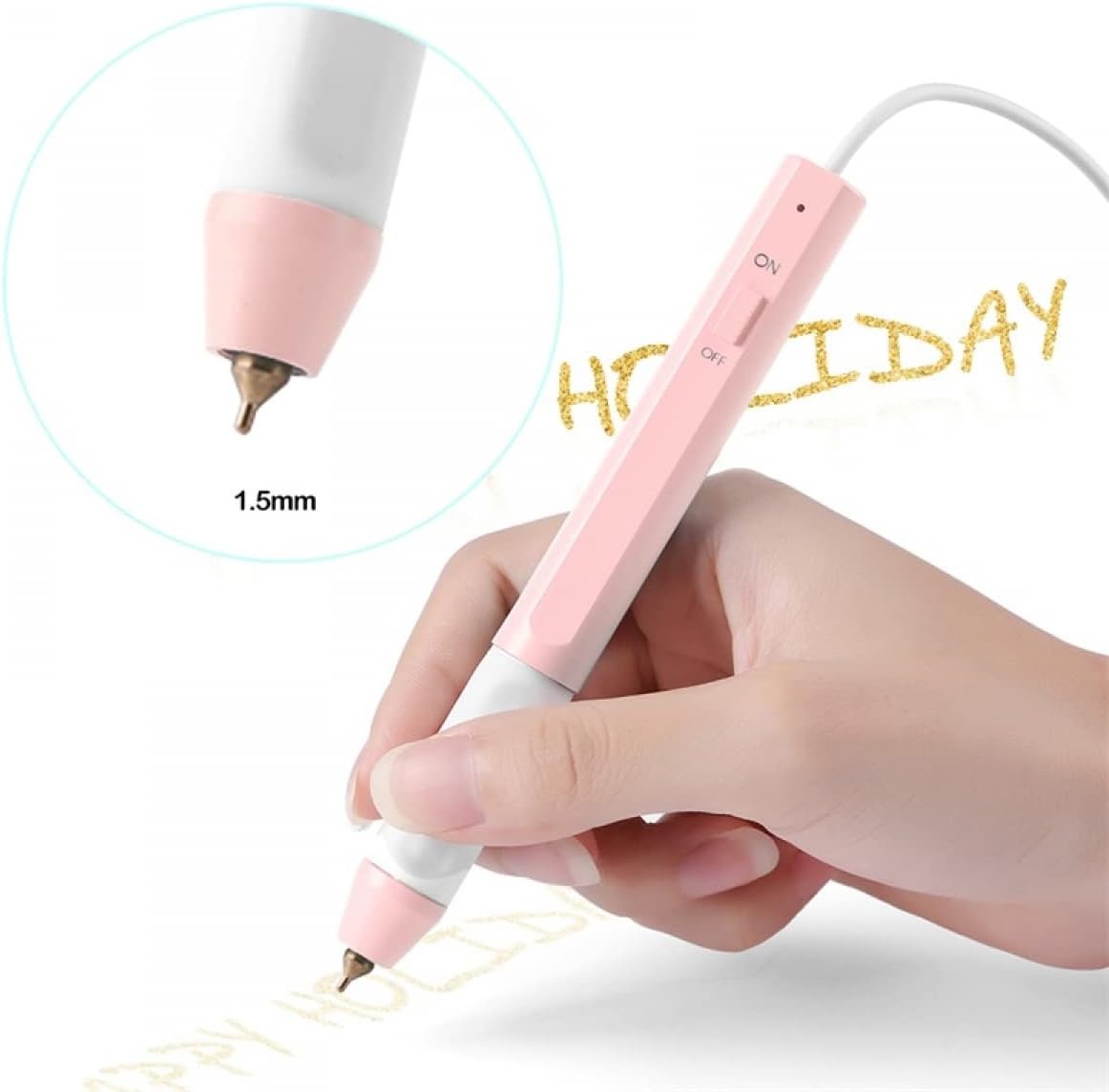Heat Foil Pen Kit USB Hot Stamping Tool for Card Making Scrapbooking