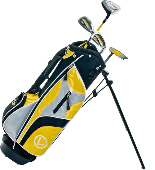 Junior Golf Club Set Ages 4+ Right Hand Driver Irons Putter Stand Bag