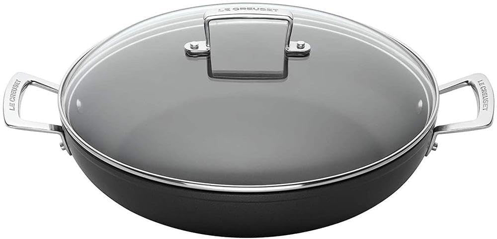 24cm Toughened Non Stick Casserole with Glass Lid – Oven & Induction Safe