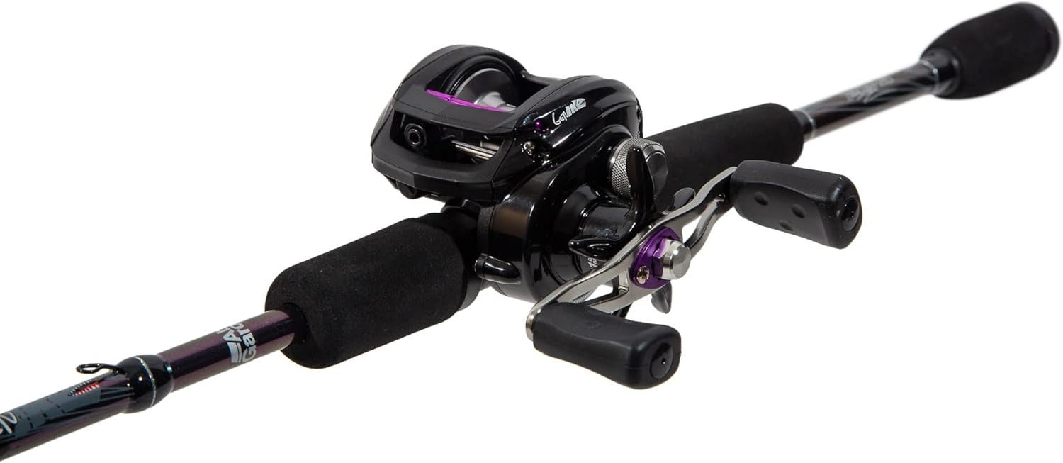 Fishing Rod & Reel Combo 1.98m 10-30g Carbon Baitcaster Set