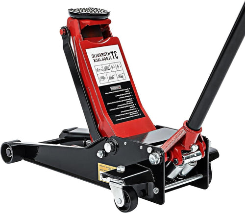 3 Ton Low Profile Trolley Jack Heavy Duty 85–470mm Dual Pump Fast Lift for Cars