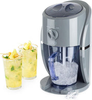 Electric Ice Crusher Snow Cone Slush Machine 1L Hopper Dual Modes
