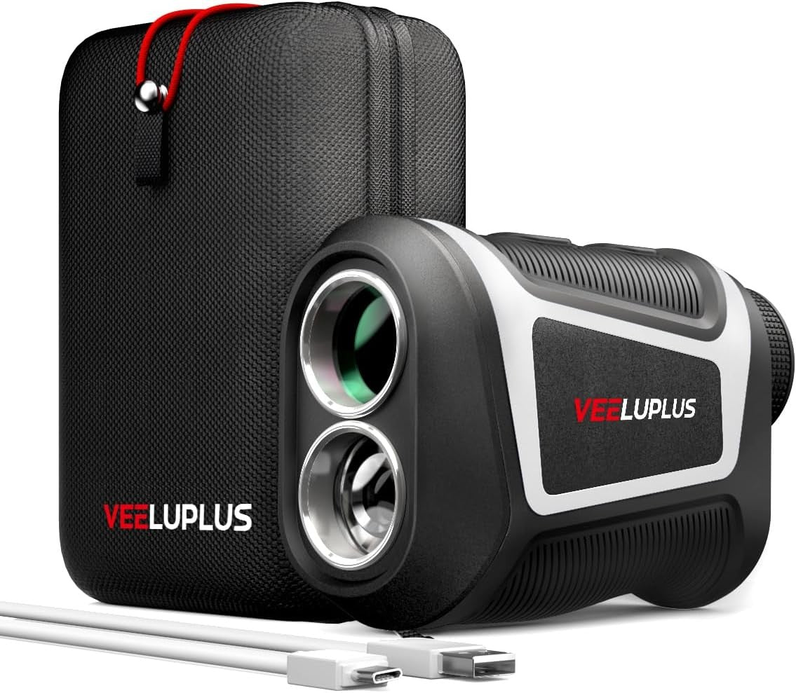 Golf Rangefinder 660 Yards Slope Flag Lock Rechargeable Laser 6X