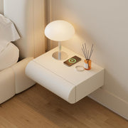 Modern Floating Bedside Table with Wireless Charger USB Type-C & 2 Drawers
