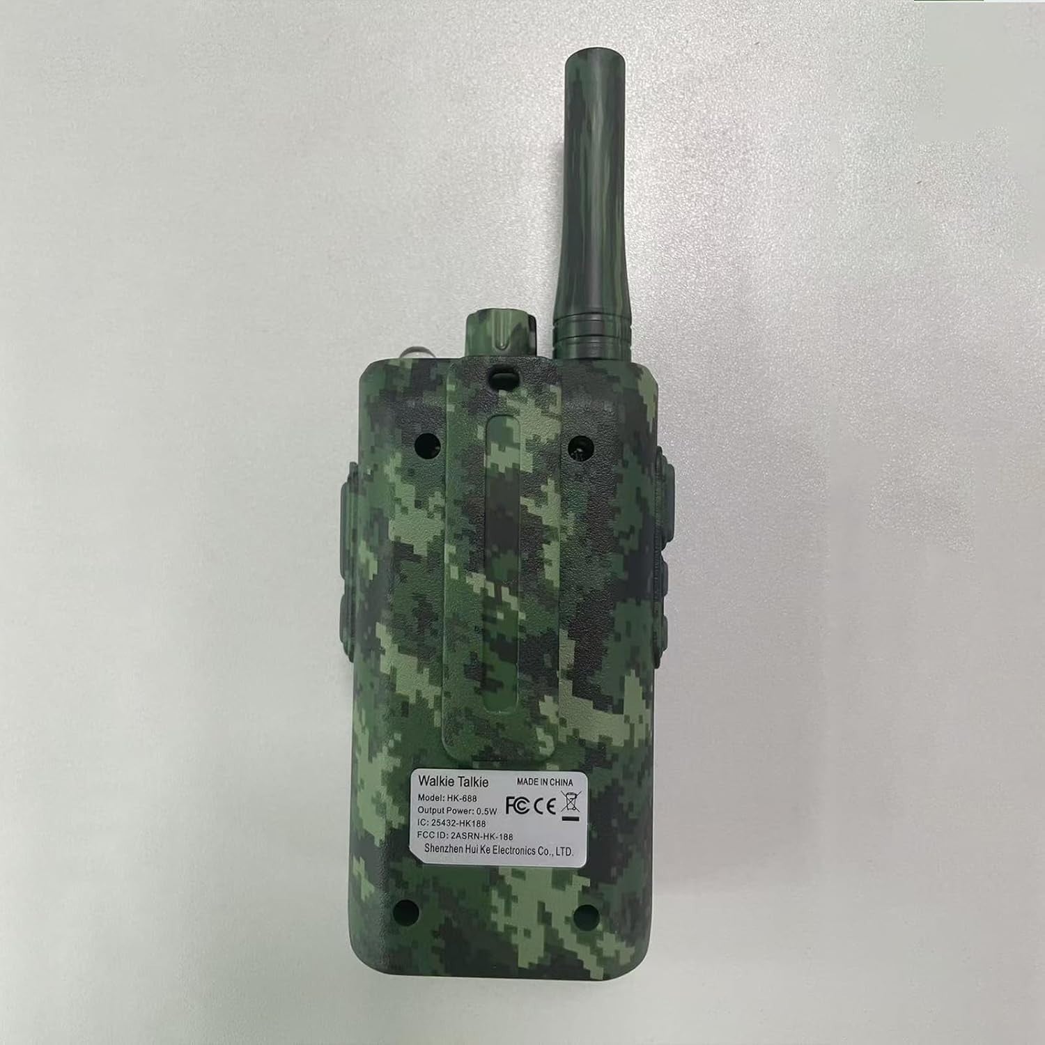 Kids Walkie Talkies Rechargeable 3KM Range 8 Channel VOX Flashlight Camo