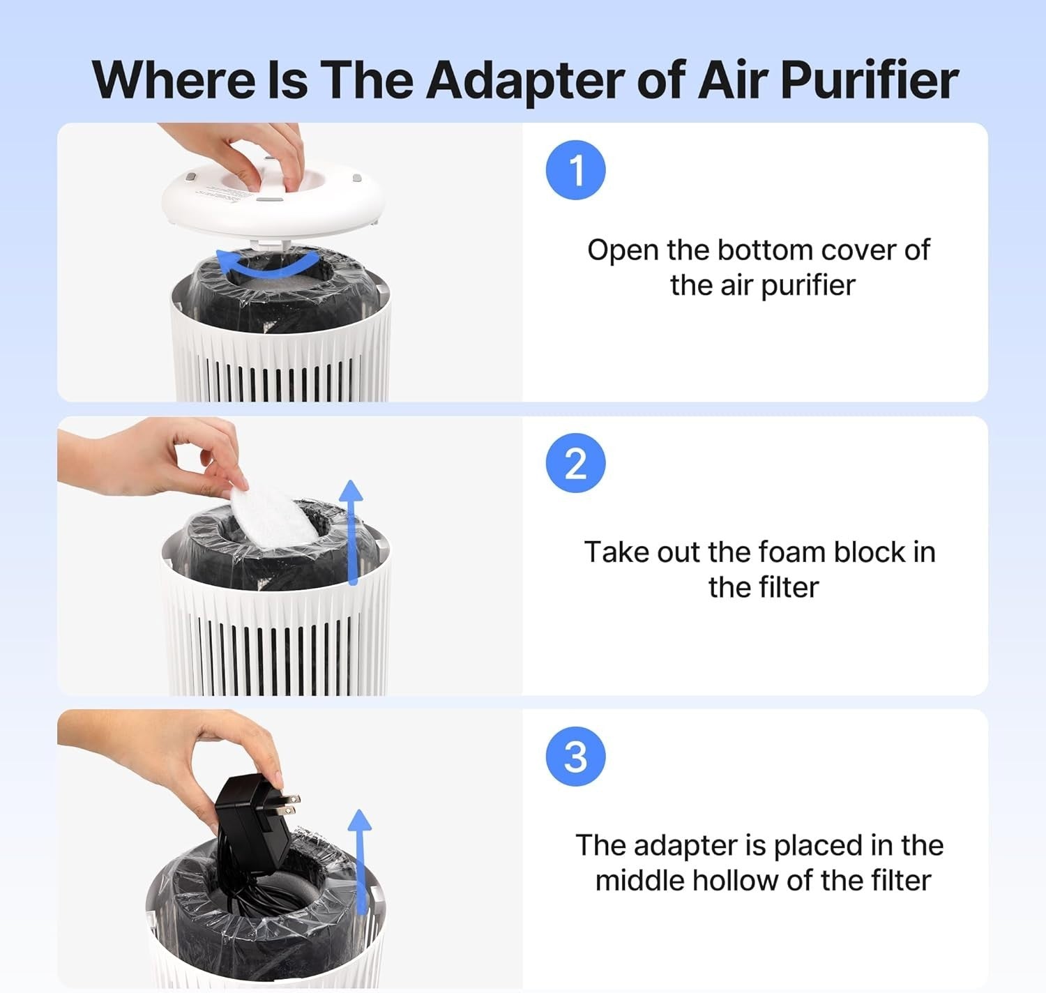 Small Air Purifier for Home Smoke Pet Odors 22dB Quiet Sleep Mode