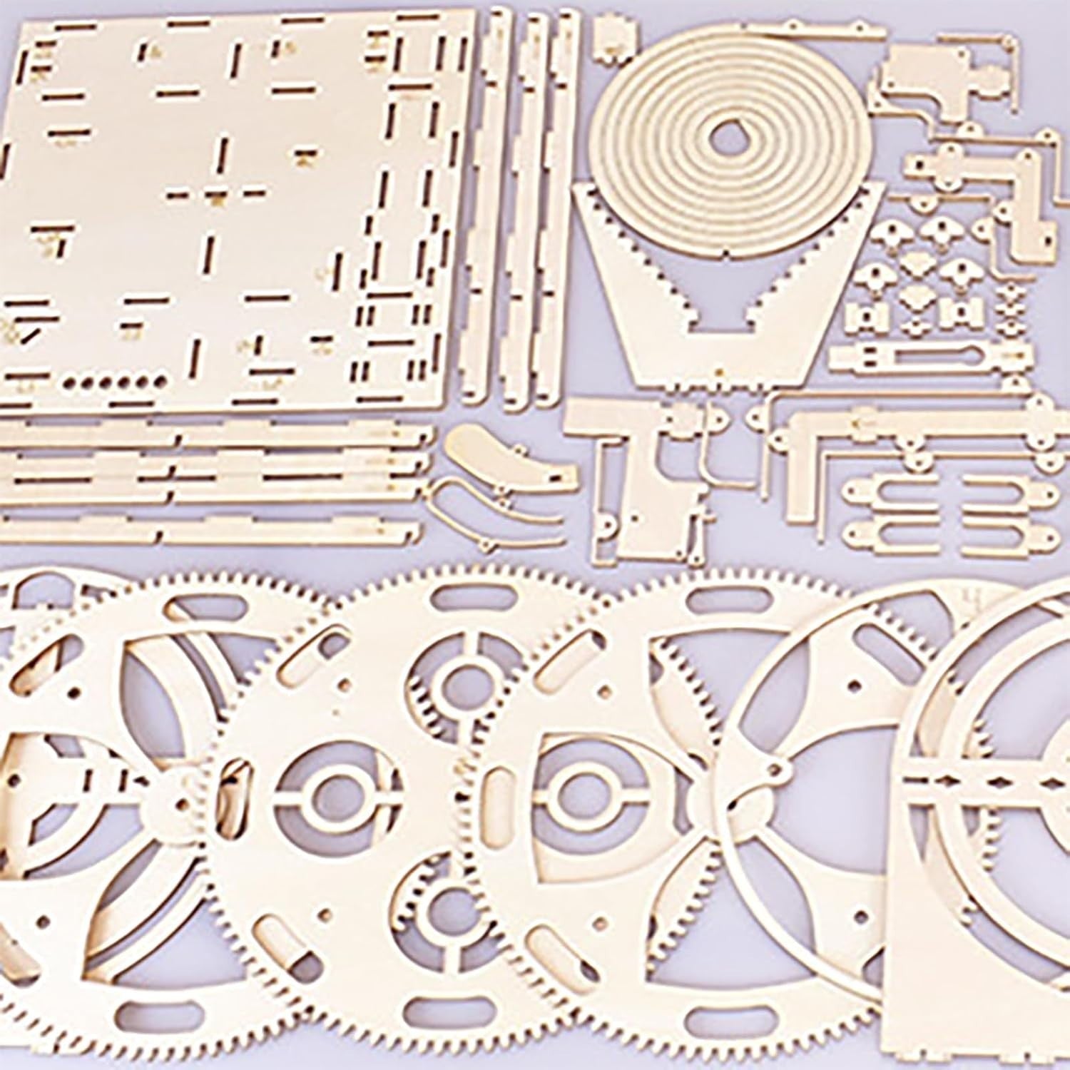 Wooden Marble Run Puzzle Kit for Adults – STEM Spiral Track DIY Toy