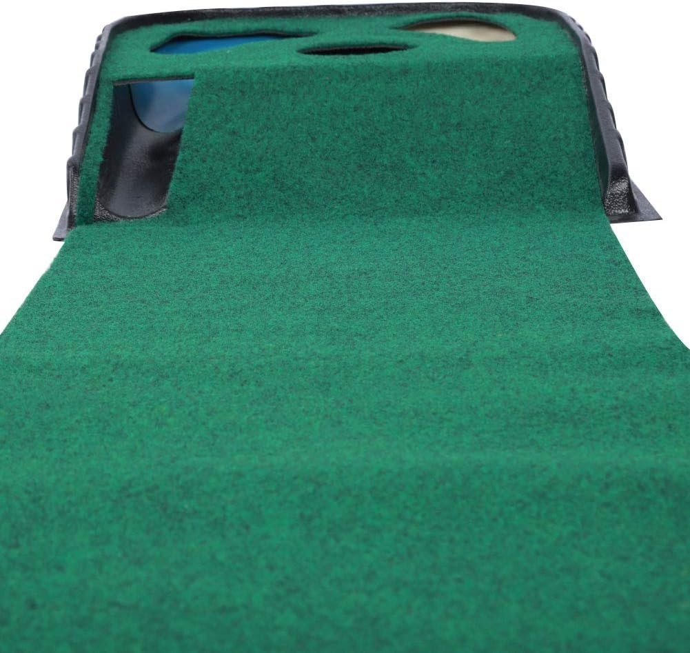 Golf Putting Mat Automatic Ball Return Indoor Outdoor Practice Training Green
