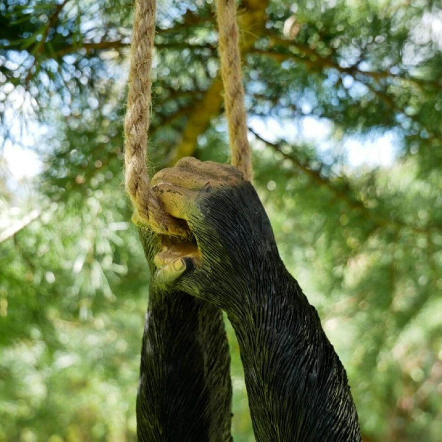 Hanging Climbing Monkey Garden Ornament Resin Tree Sculpture Outdoor Decor 70cm