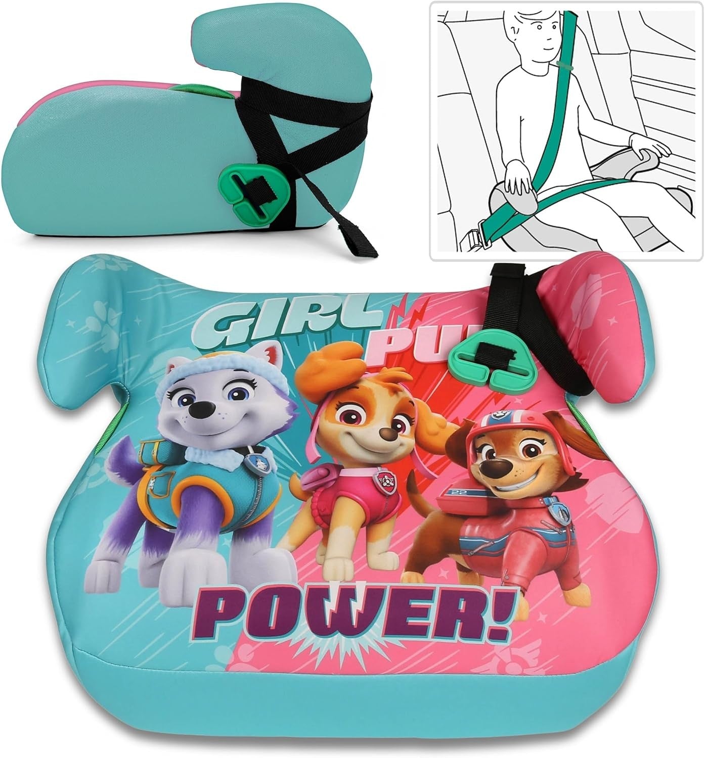 i-Size Booster Seat 125–150cm Girls Car Seat Cushion 15–36kg R129