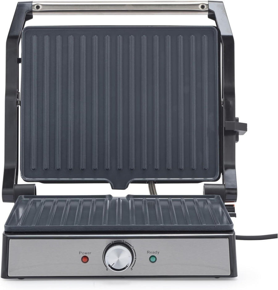 Large Ceramic Health Grill Panini Maker 2000W Non-Stick Plates