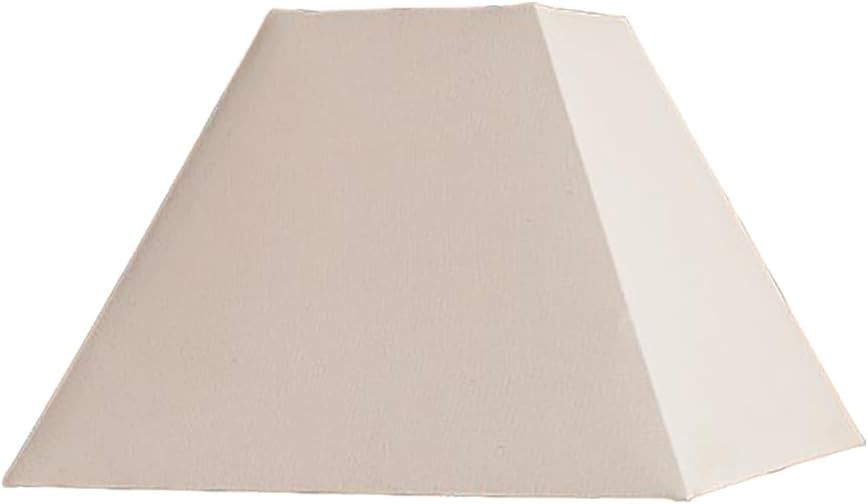 35cm Cream Square Lamp Shade Pyramid Cotton Table Floor Light