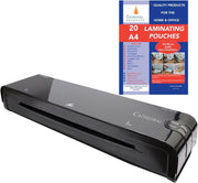 A4 Laminator Compact Home Office Fast Warm-Up + 20 Pouches