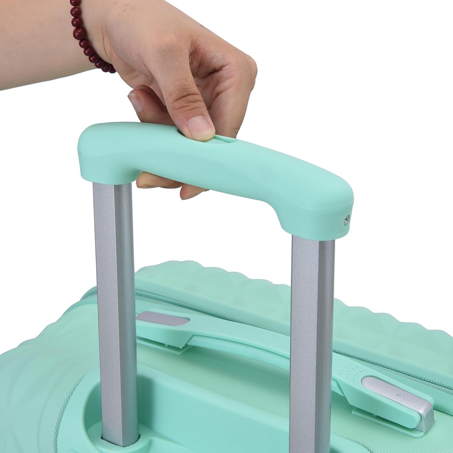 24 Inch Medium Hard Shell Suitcase Lightweight ABS Spinner Check In Luggage