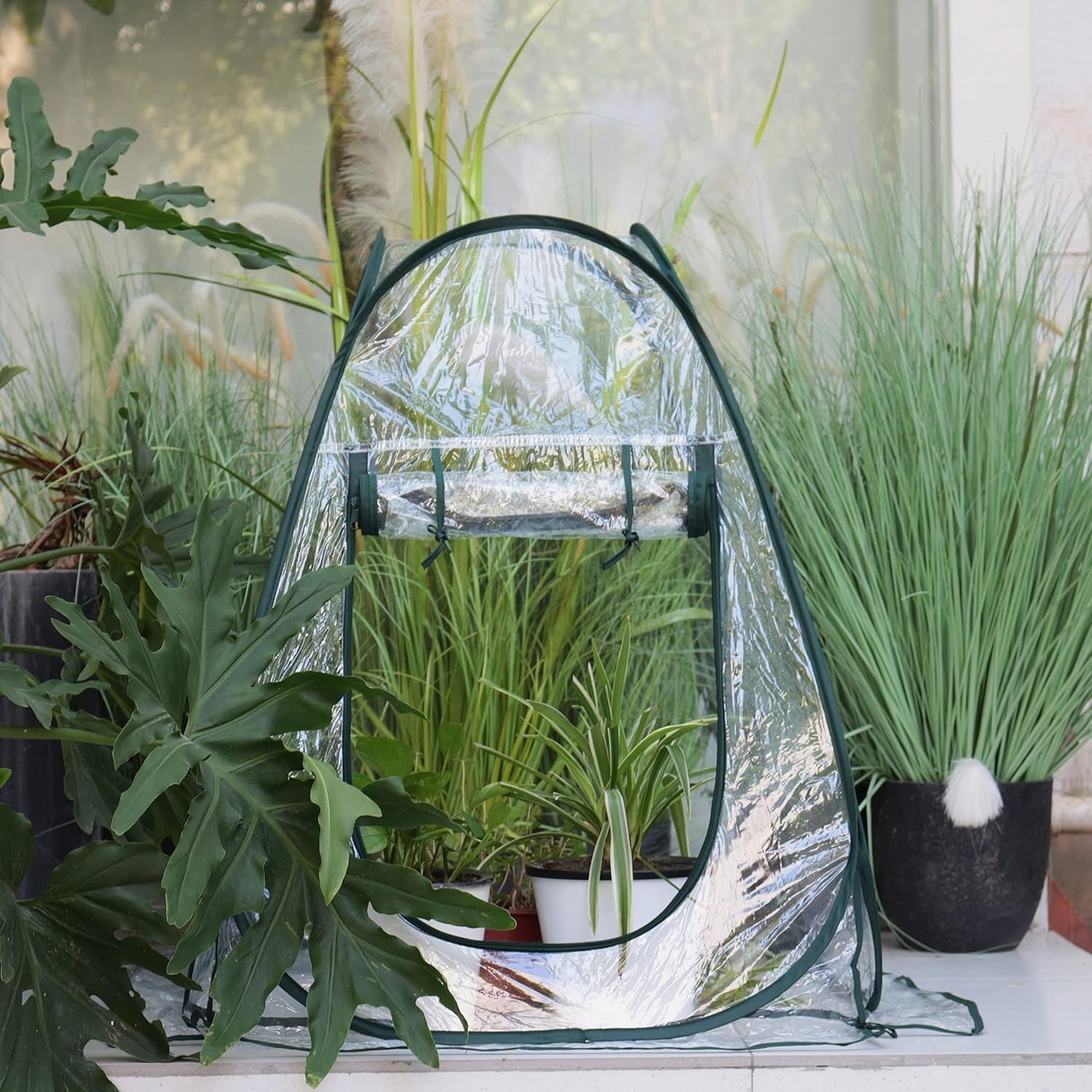 Portable Pop-Up Mini Greenhouse Waterproof UV Protected Plant Shelter