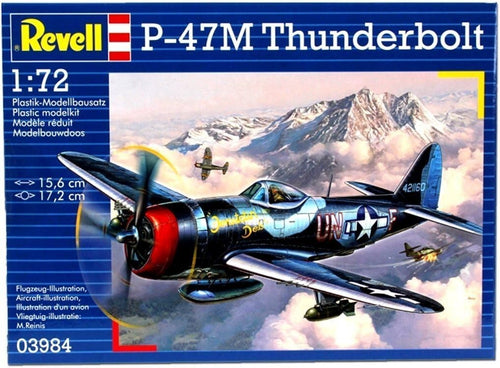 1:72 WWII Fighter Jet Model Kit Unpainted Build Set | P-47M Thunderbolt