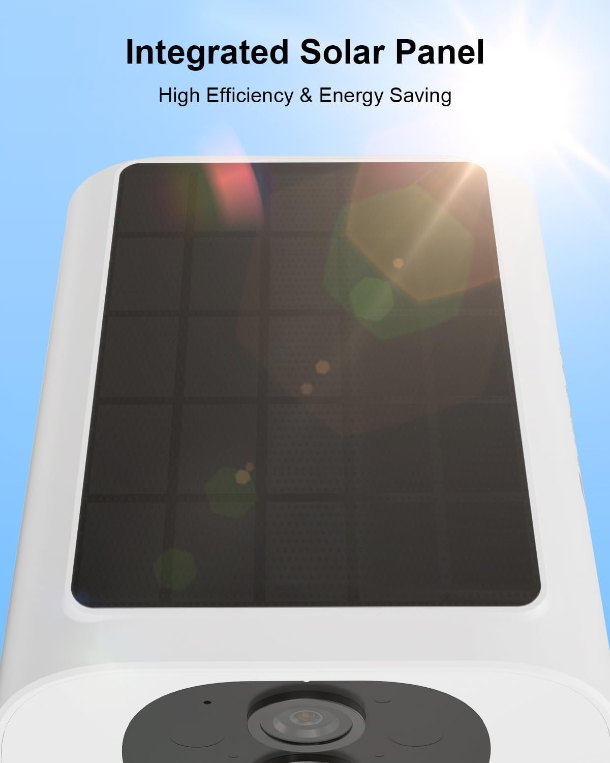3K Solar Security Camera Wireless Outdoor Color Night Vision WiFi