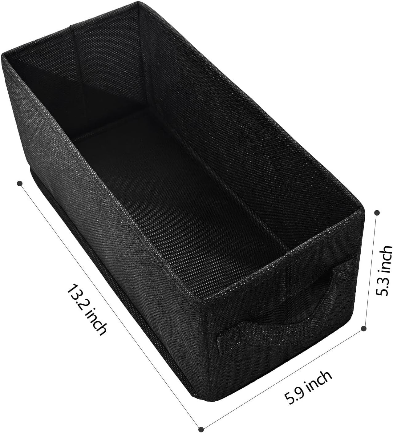 8 Pack CD DVD Storage Boxes Stackable Fabric Organizer Cases with Lids