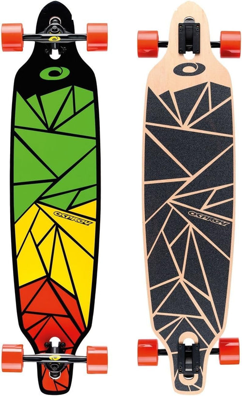 39" Twin Tip Drop-Through Longboard Canadian Maple Deck Complete Skateboard