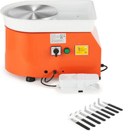 350W Electric Pottery Wheel 25cm Foot Pedal DIY Clay Machine