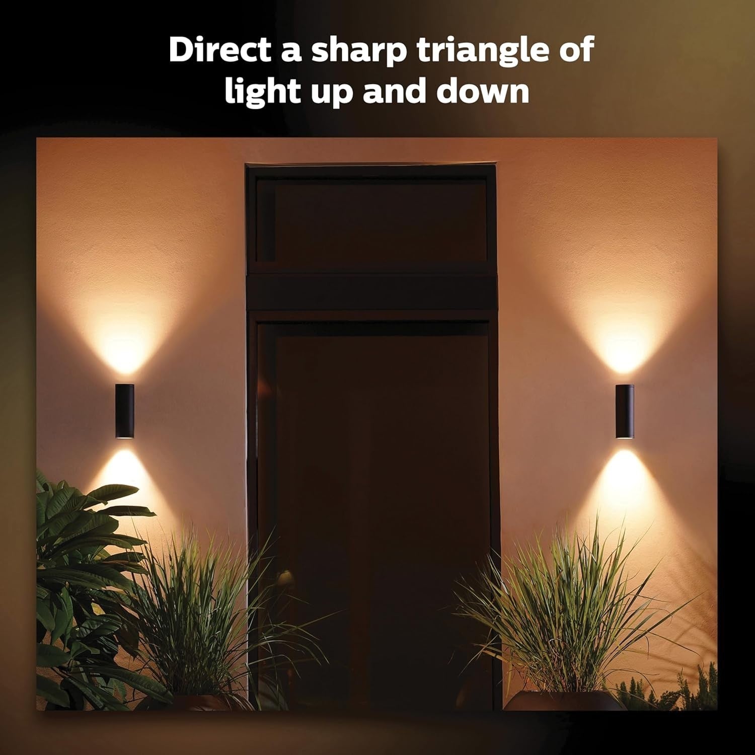 Smart Outdoor LED Wall Light 16W RGB Colour with Alexa & Google Control