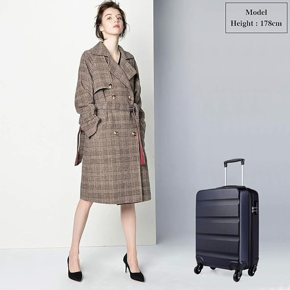 66cm Lightweight ABS+PC Hard Suitcase Spinner Wheels TSA Lock Travel Case