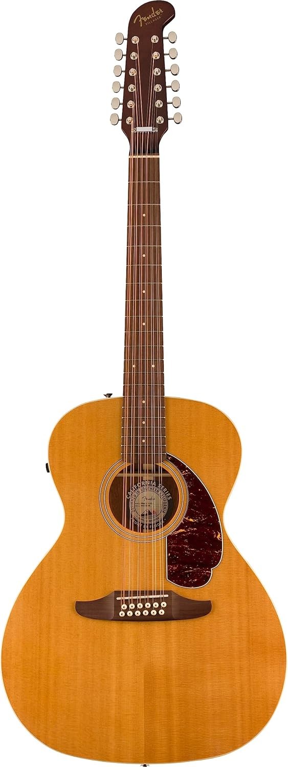 12 String Acoustic Guitar Solid Spruce Top Walnut Fingerboard