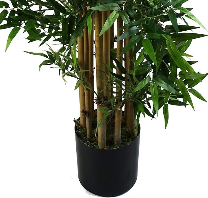 120cm Artificial Oriental Bamboo Tree in Weighted Pot Indoor Home Decoration
