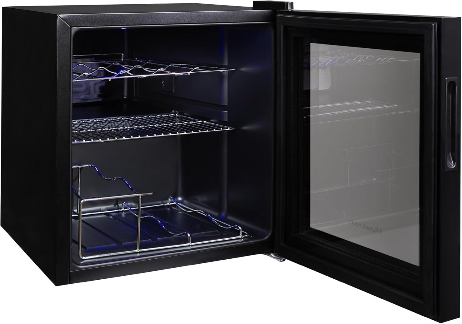 Wine Cooler Fridge 12 Bottle Undercounter Beverage Drinks Fridge LED Glass