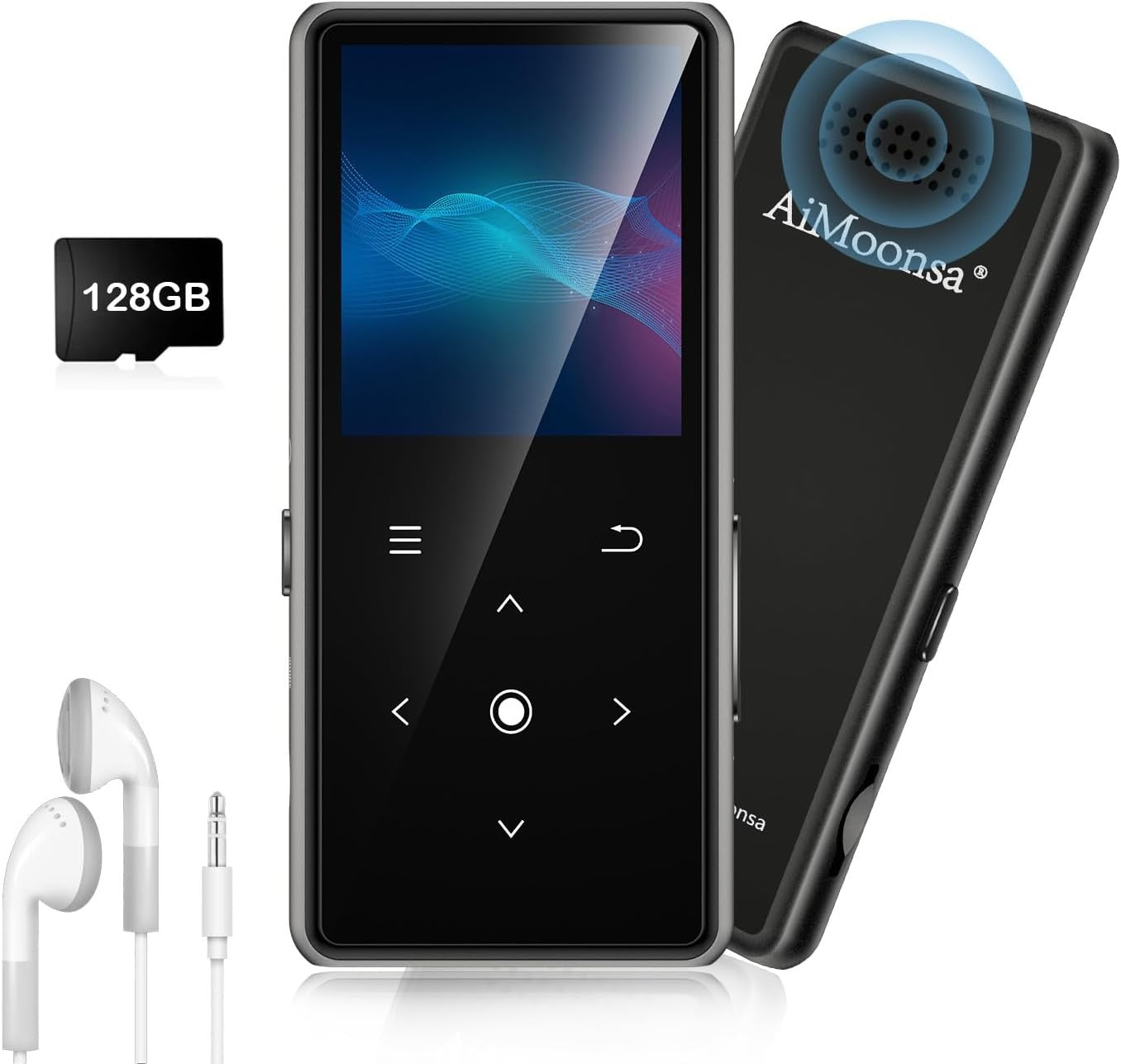 128GB Bluetooth 5.2 MP3 Player FM Radio Voice Recorder HiFi