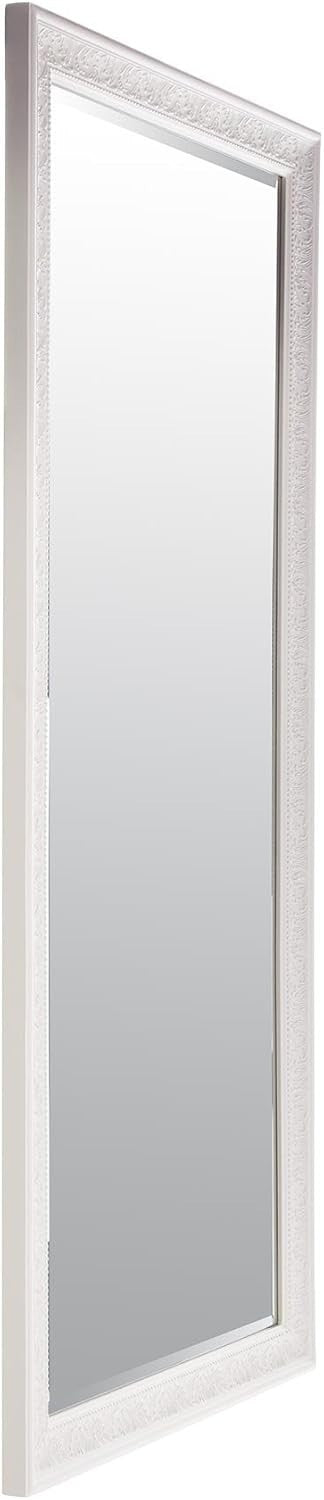 Full Length Ivory Wall Mirror 163x73cm Bevelled Glass Antique Style