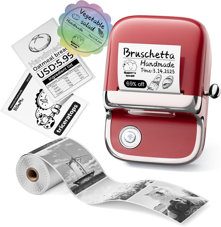 Phomemo M150 Label Maker Machine Bluetooth Sticker Printer