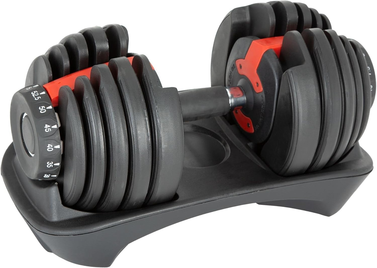 Adjustable Dumbbell 2.25–23.5kg Single Free Weight Home Gym Training