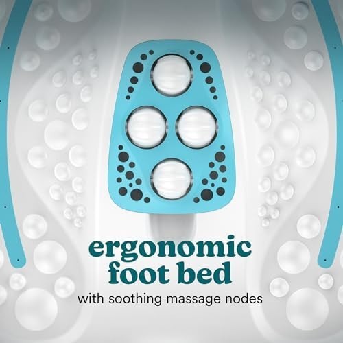 Collapsible Foot Spa Massager | HeatKeep Tech & Bubble Massage