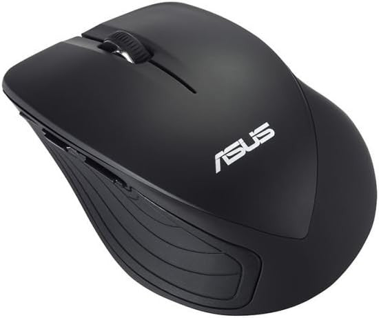 Wireless Optical Mouse 1600 DPI Ergonomic USB Nano Receiver Black