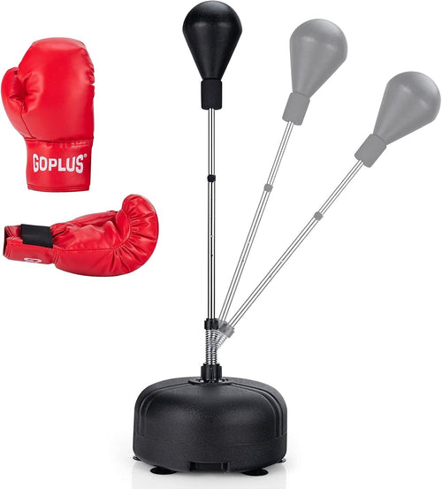 Freestanding Boxing Reflex Bag Adjustable Height Punch Ball Set