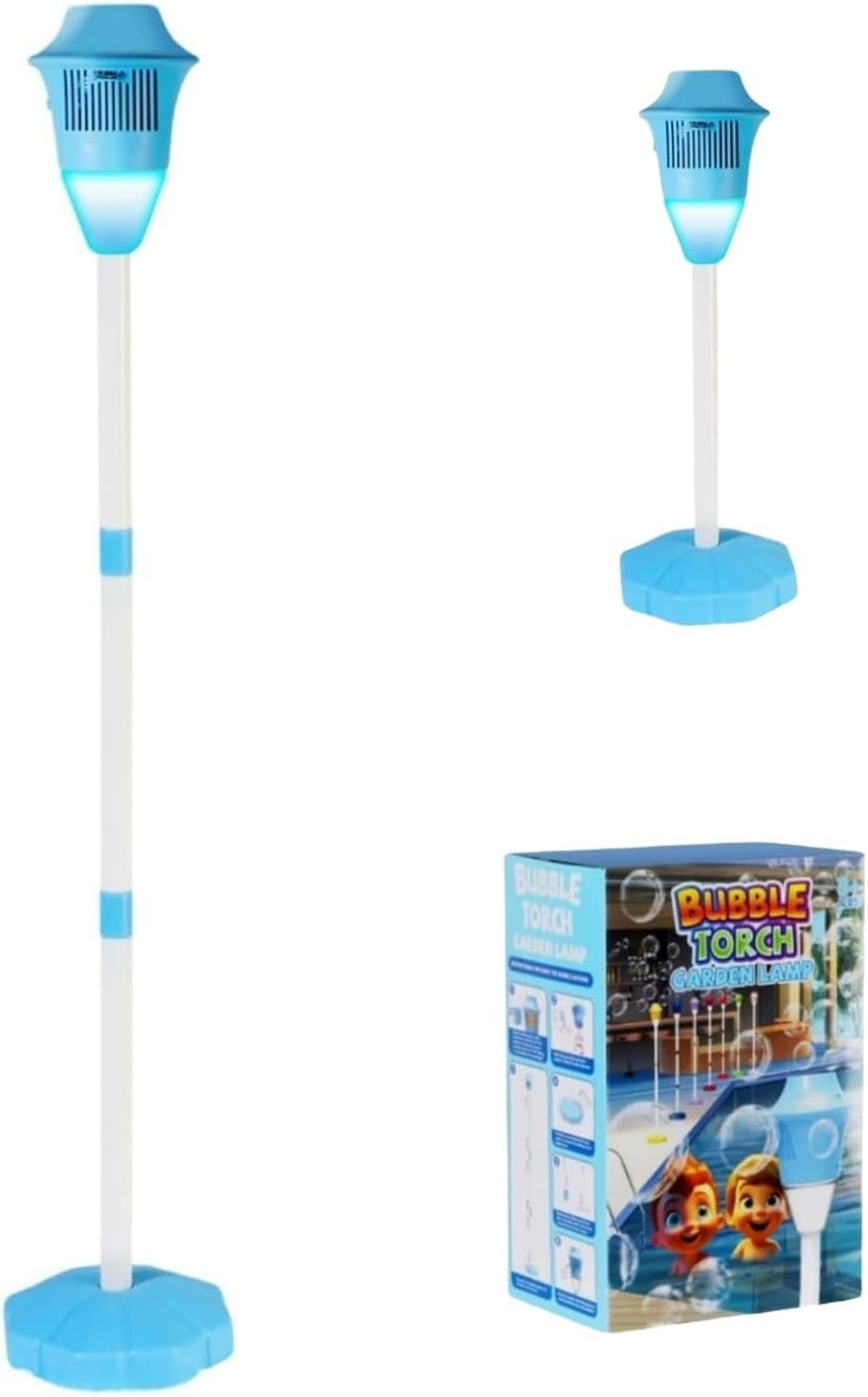 Standing Bubble Machine 47 Inch Lights Music Garden Toy