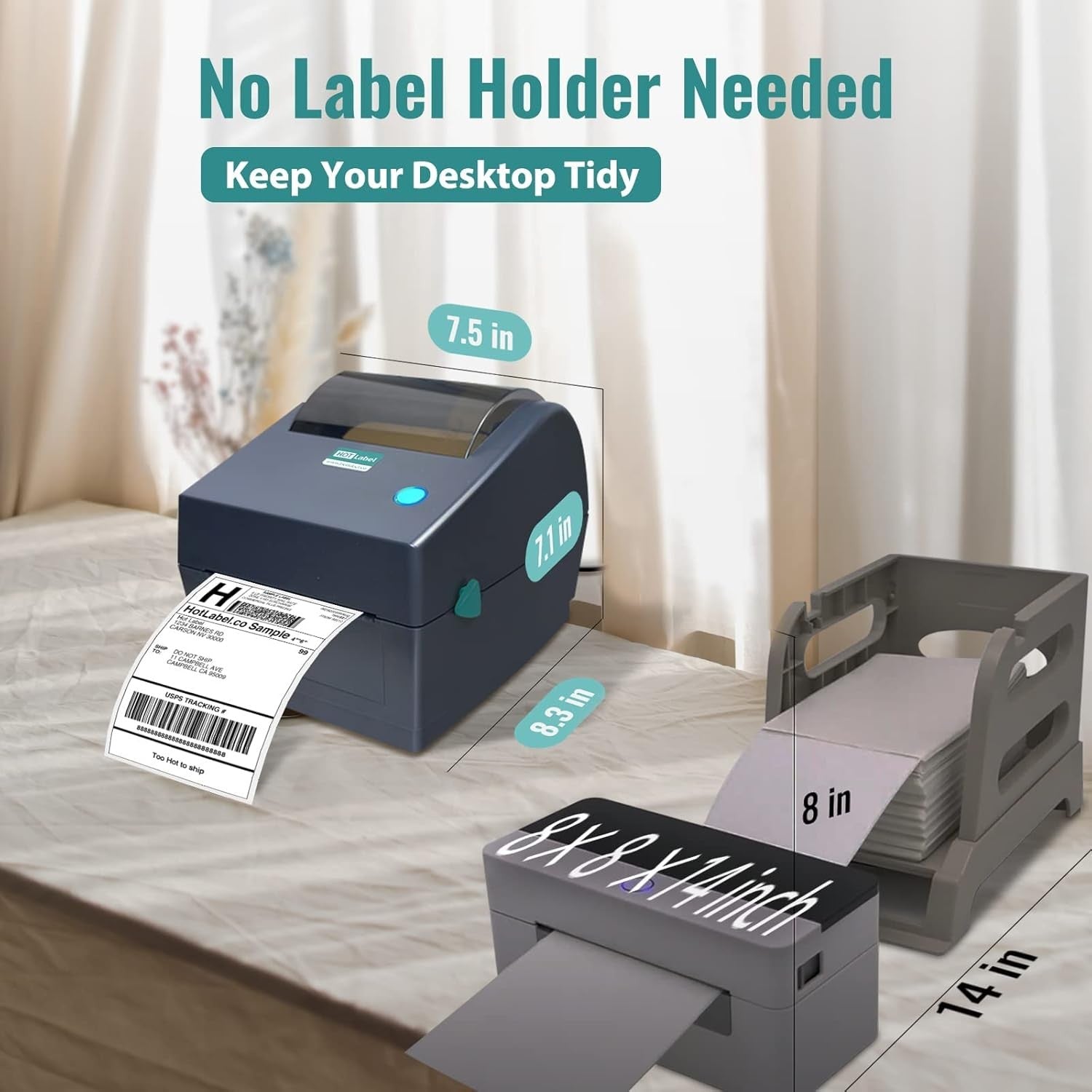 4x6 Thermal Label Printer – Desktop Shipping Label Machine USB