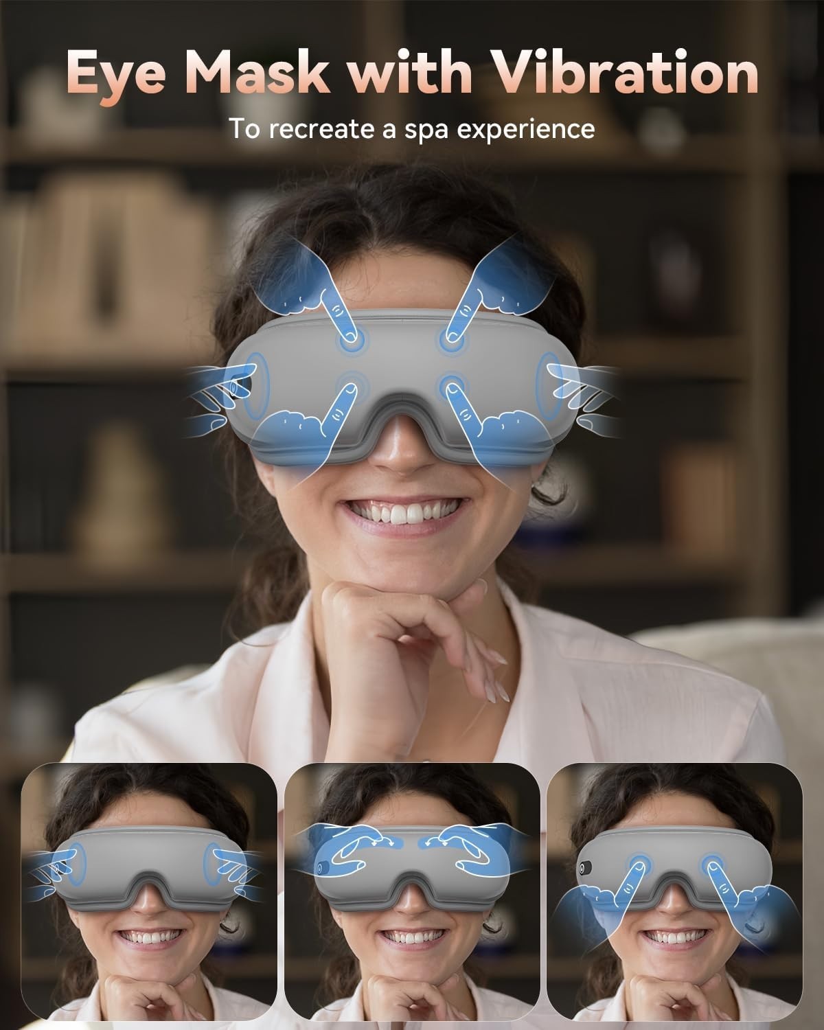 Heated Eye Mask Bluetooth Music Sleep Relaxation Gift
