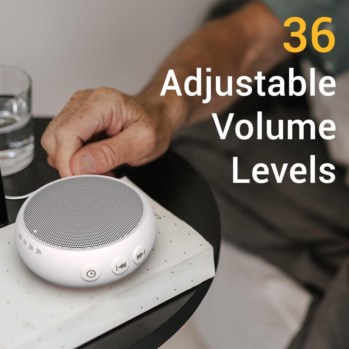 White Noise Sound Machine 32 Calming Sounds Portable Sleep Timer Baby