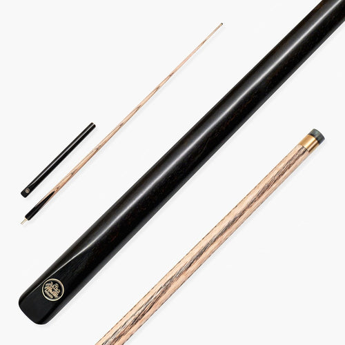 58in 3/4 Joint Snooker Cue Ebony Butt Ash Shaft 9.75mm Pro Tip