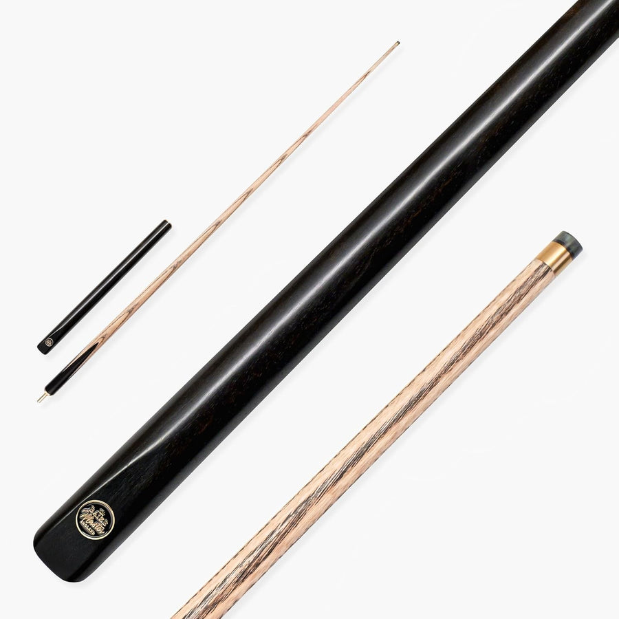 58in 3/4 Joint Snooker Cue Ebony Butt Ash Shaft 9.75mm Pro Tip